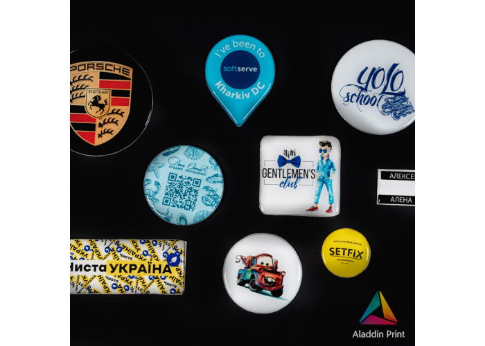 3D Stickers Типография Аладдинпринт Aladdinprint